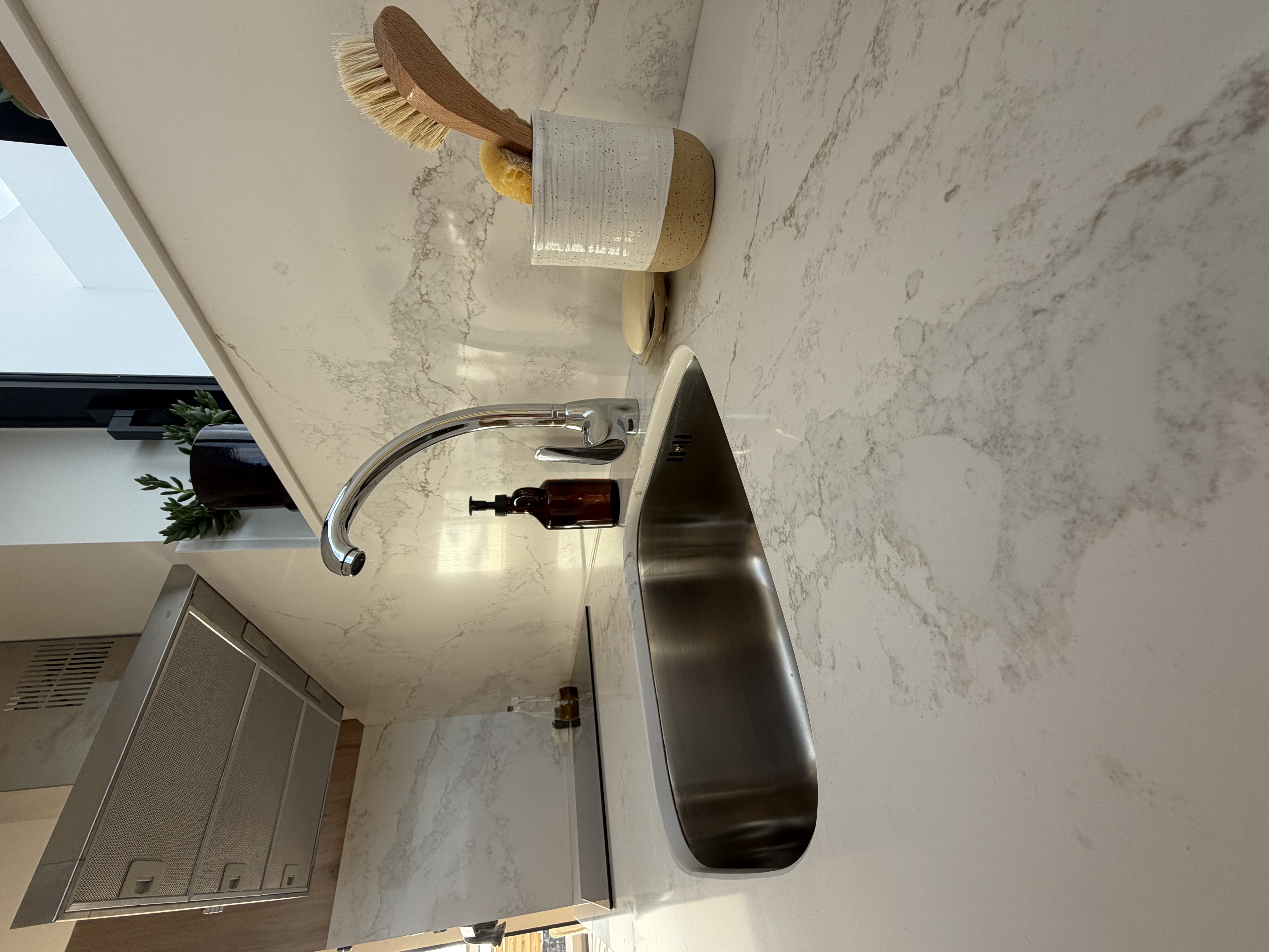 Soft furnishings and cushions on the sofa