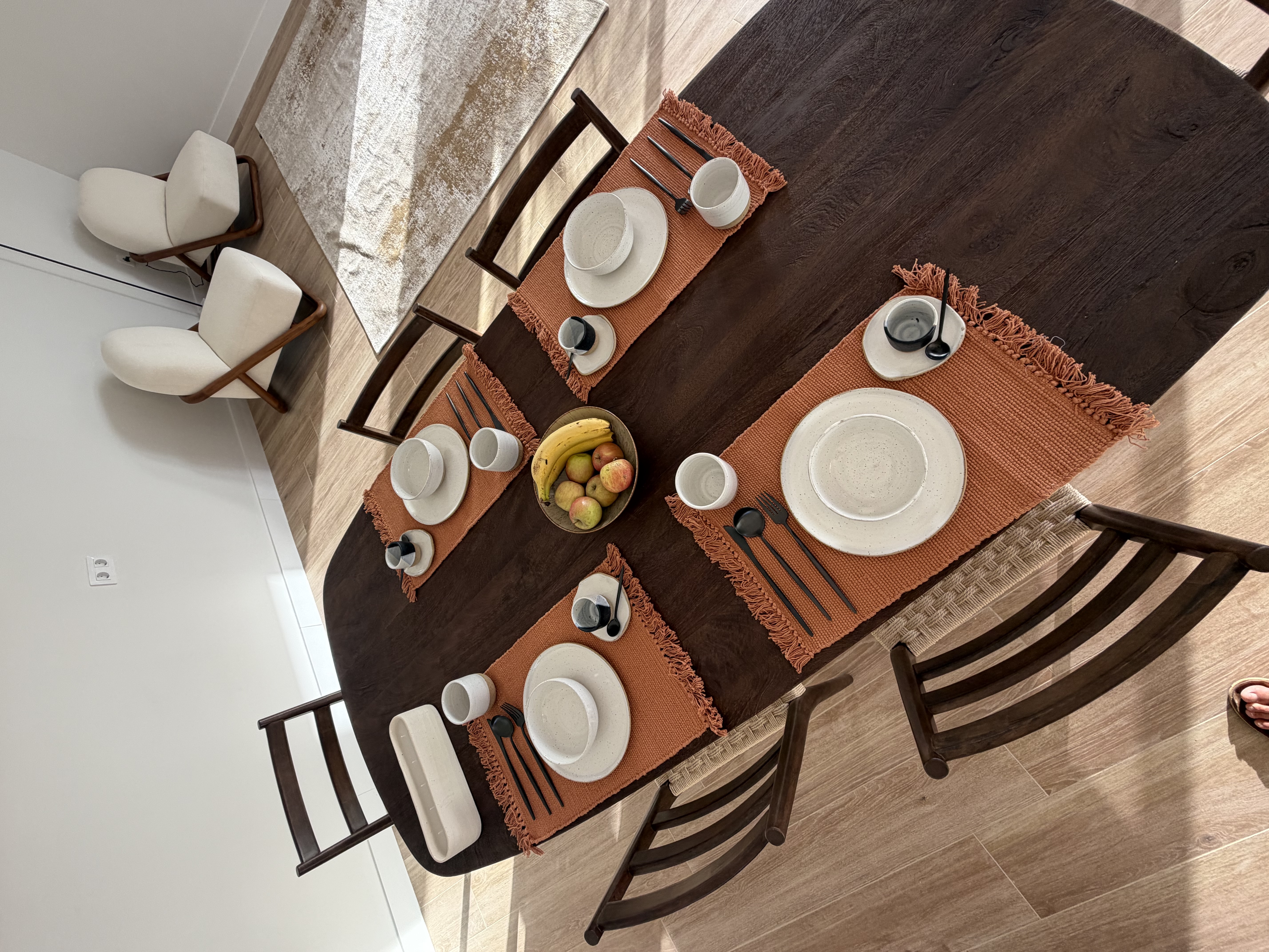 Staircase detail with clean lines